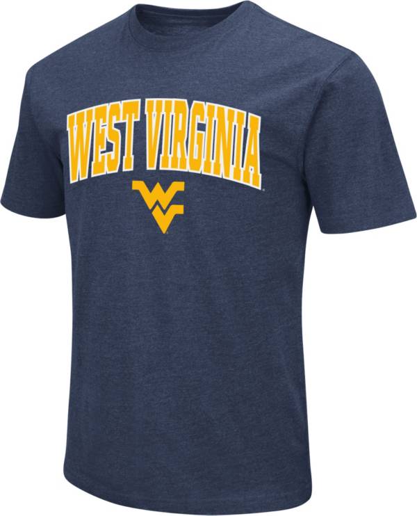 Colosseum Men's West Virginia Mountaineers Blue Dual Blend T-Shirt