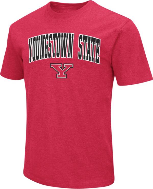 Colosseum Men's Youngstown State Penguins Red Dual Blend T-Shirt