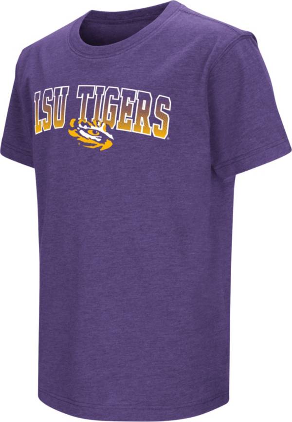 Colosseum Youth LSU Tigers Purple Dual Blend T-Shirt