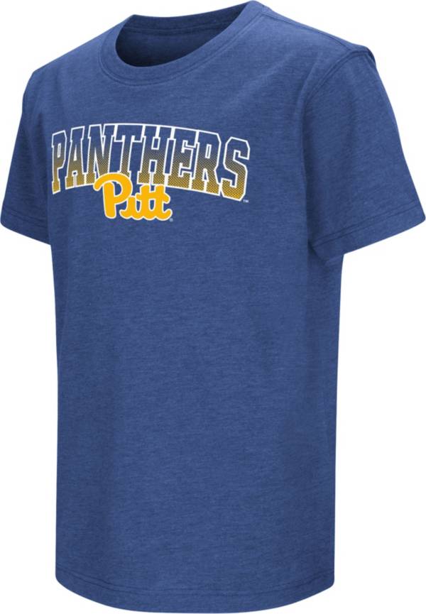 Colosseum Youth Pitt Panthers Blue Dual Blend T-Shirt