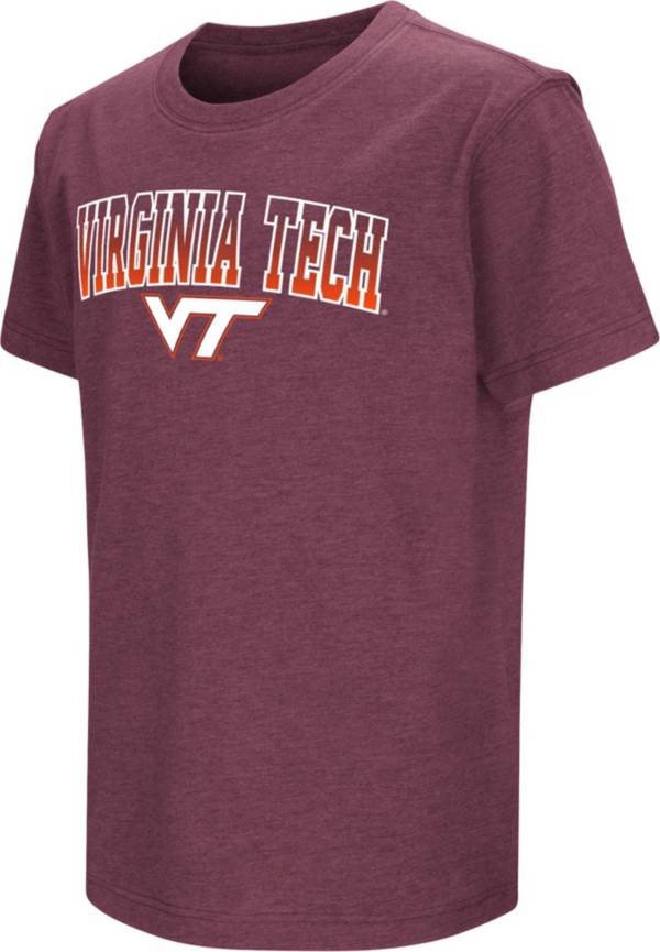 Colosseum Youth Virginia Tech Hokies Maroon Dual Blend T-Shirt