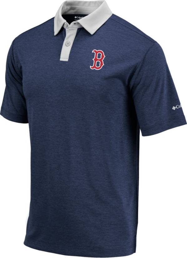 Columbia Men's Boston Red Sox Navy Omni-Wick Range Polo