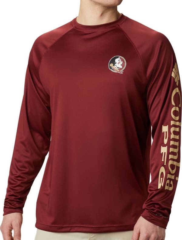 Columbia Men's Florida State Seminoles Garnet Terminal Tackle Long Sleeve T-Shirt product image