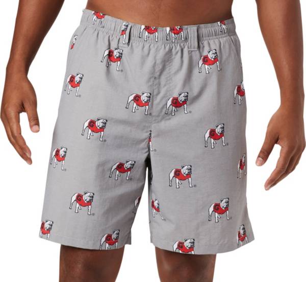 Columbia Men's Georgia Bulldogs Red Backcast II Printed Performance Shorts