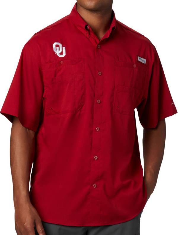 Columbia Men's Oklahoma Sooners Crimson Tamiami Performance Shirt product image