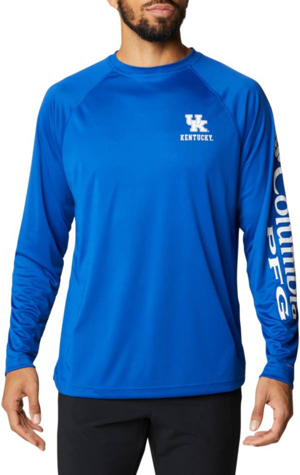 Columbia Men's Kentucky Wildcats Blue Terminal Tackle Long Sleeve T-Shirt