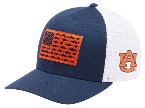 Columbia Men's LSU Tigers Purple PFG Flag Mesh Fitted Hat