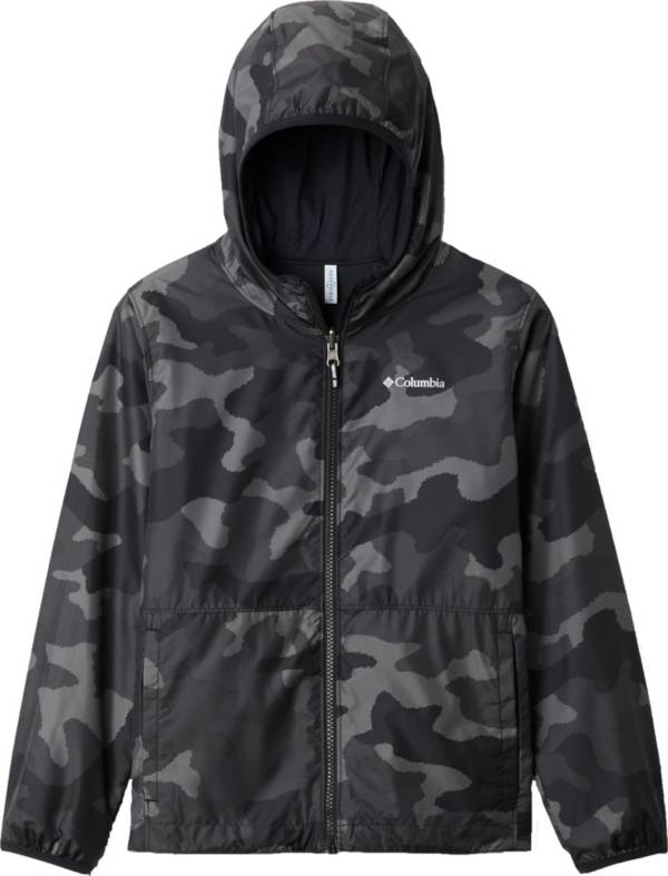 Columbia Youth Reversible Pixel Grabber Rain Jacket