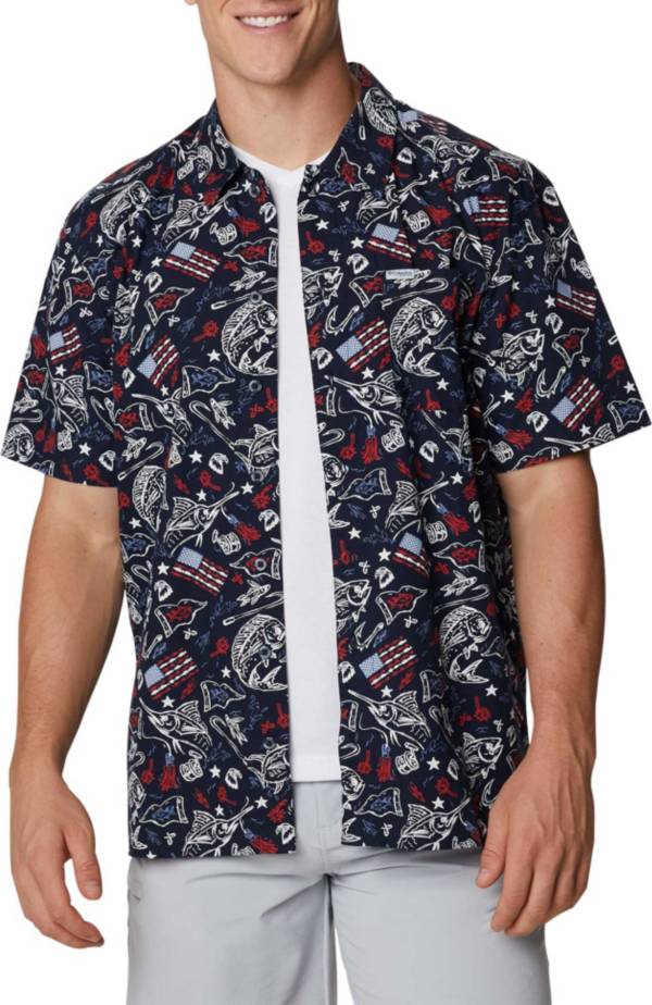 Columbia Men's Trollers Best Short Sleeve Button Down Shirt