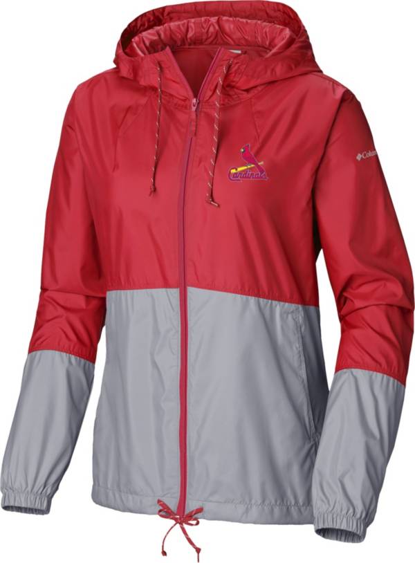 Columbia Women's St. Louis Cardinals Red Flash Forward Windbreaker