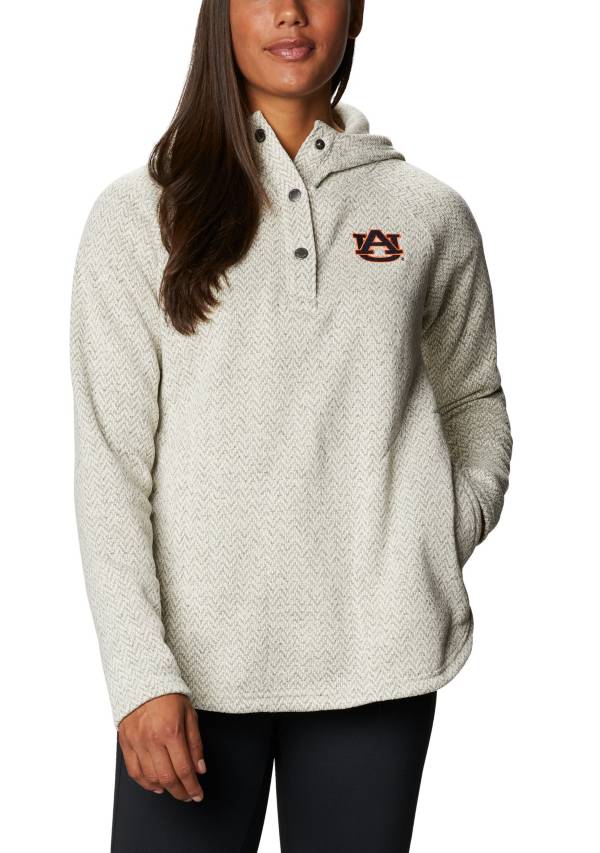 Columbia Women's Auburn Tigers Darling Days Full-Zip White Hoodie