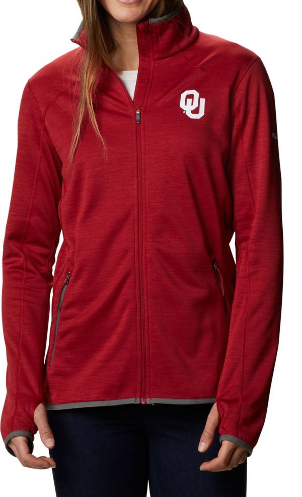 Columbia Women's Oklahoma Sooners Crimson Darling Days Full-Zip Hoodie