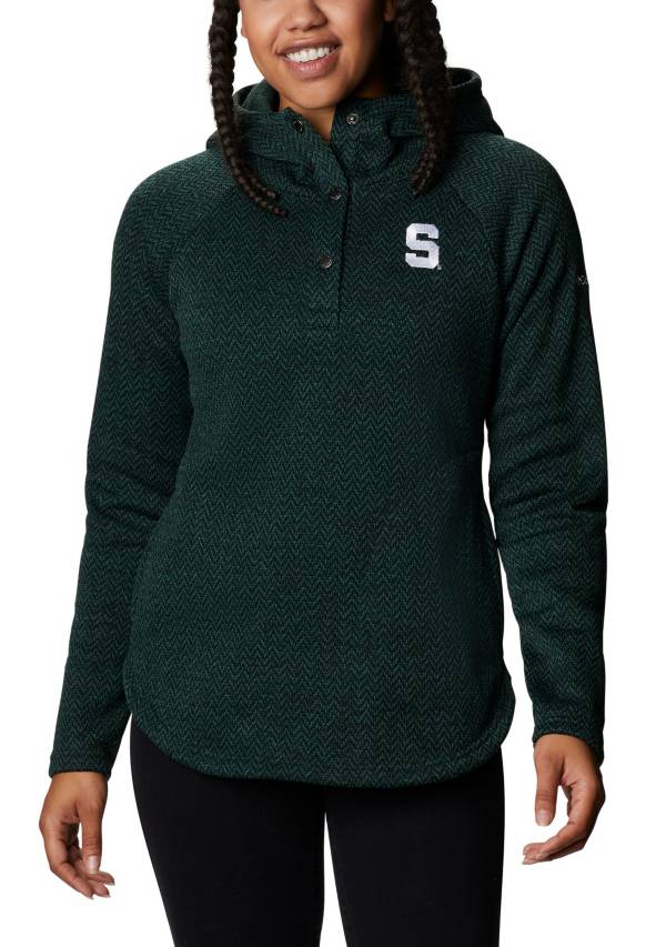 Columbia Women's Michigan State Spartans Green Darling Days Half-Snap Hoodie product image