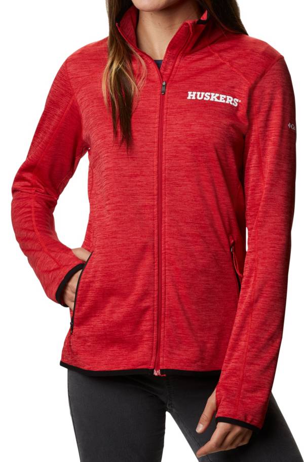 Columbia Women's Nebraska Cornhuskers Scarlet Darling Days Full-Zip Hoodie