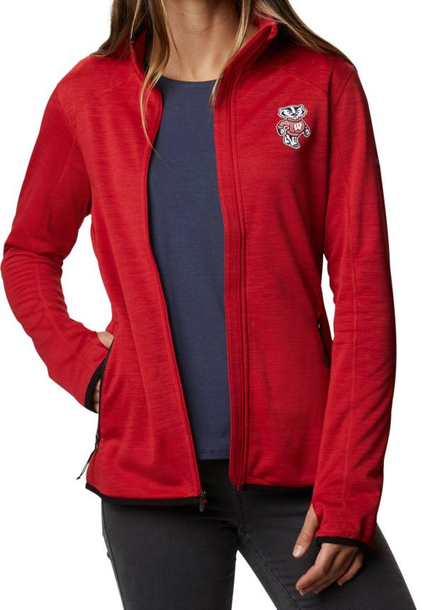 Columbia Women's Wisconsin Badgers Red Darling Days Full-Zip Hoodie