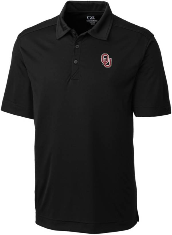 Cutter & Buck Men's Oklahoma Sooners Northgate Black Polo