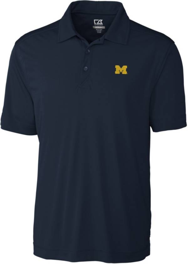 Cutter & Buck Men's Michigan Wolverines Blue Northgate Polo