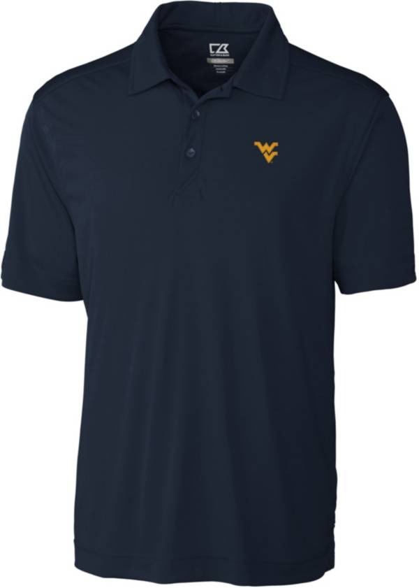 Cutter & Buck Men's West Virginia Mountaineers Blue Northgate Polo