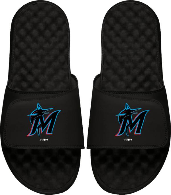 ISlide Miami Marlins Youth Alternate Logo Sandals