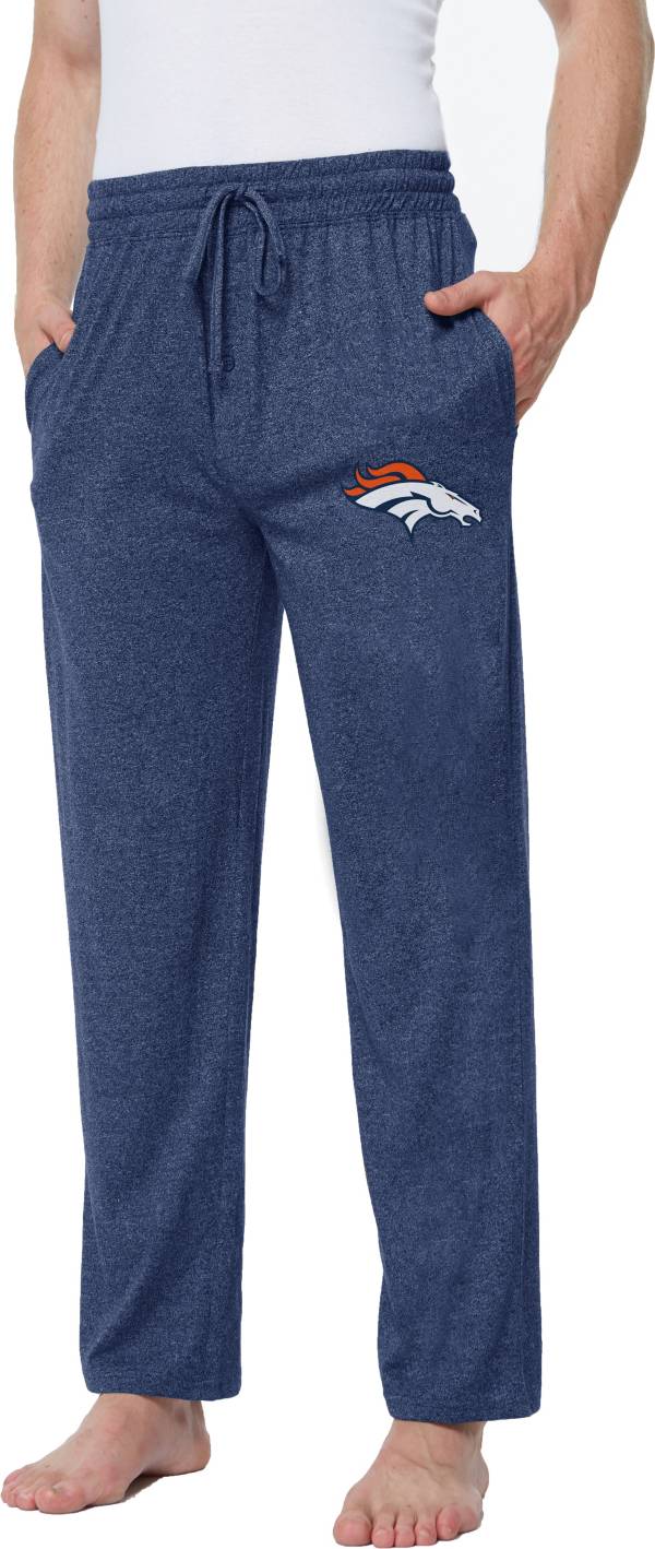 Concepts Sport Men's Denver Broncos Quest Navy Jersey Pants