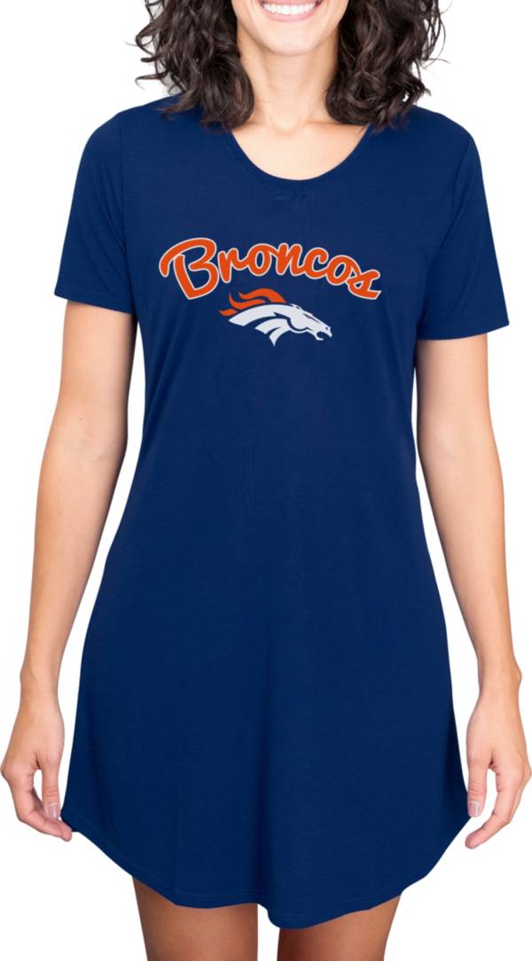 Concepts Sport Women's Denver Broncos Navy Nightshirt