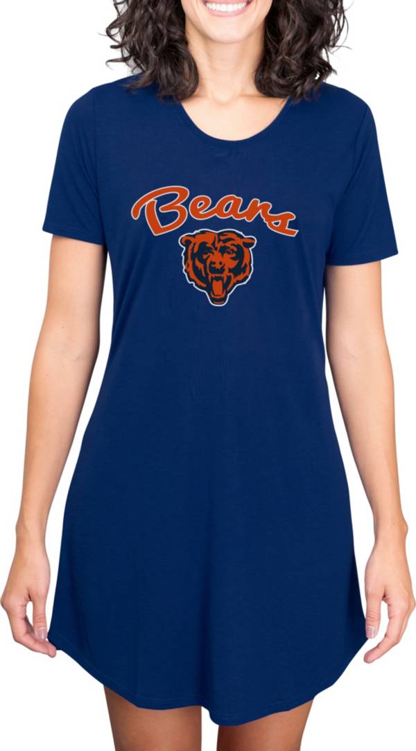Concepts Sport Women's Chicago Bears Navy Nightshirt product image