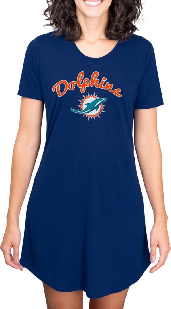 Concepts Sport Women's Miami Dolphins Navy Nightshirt product image