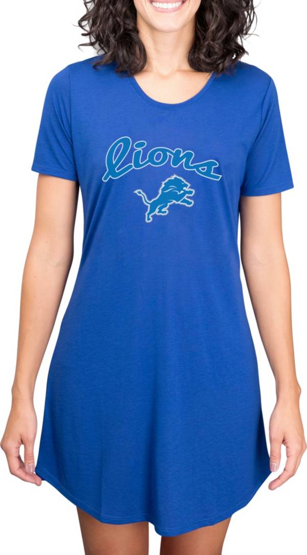 Concepts Sport Women's Detroit Lions Royal Nightshirt