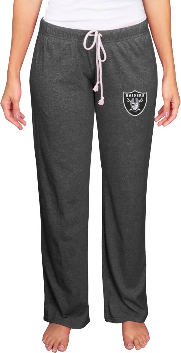 Concepts Sport Women's Las Vegas Raiders Quest Grey Pants product image
