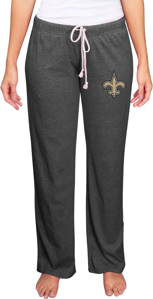 Concepts Sport Women's New Orleans Saints Quest Grey Pants