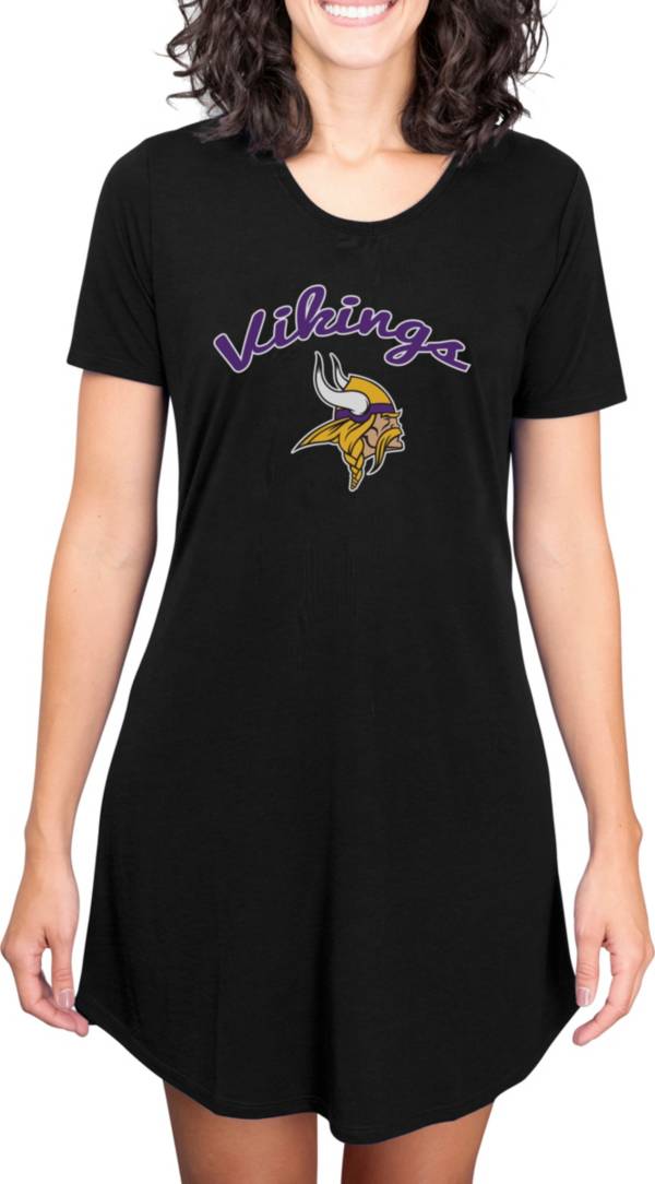 Concepts Sport Women's Minnesota Vikings Black Nightshirt product image