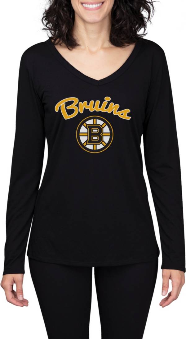 Concepts Sport Women's Boston Bruins Marathon Knit Long Sleeve T-Shirt