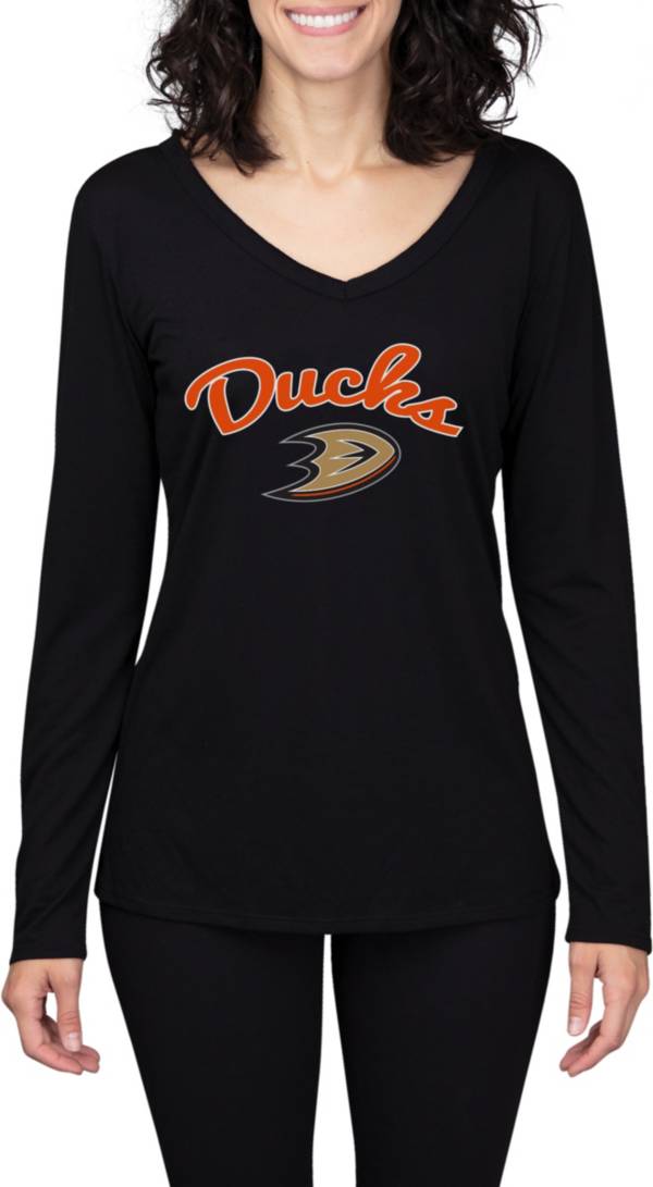 Concepts Sport Women's Anaheim Ducks Marathon Knit Long Sleeve T-Shirt