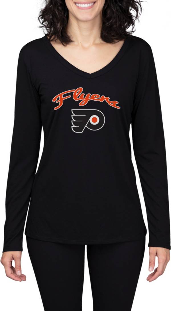 Concepts Sport Women's Philadelphia Flyers Marathon Knit Long Sleeve T-Shirt