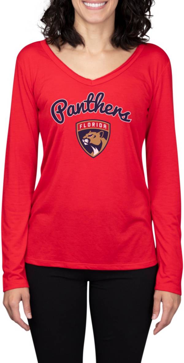 Concepts Sport Women's Florida Panthers Marathon Knit Long Sleeve T-Shirt