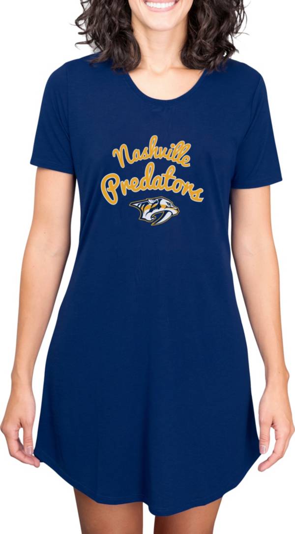 Concepts Sport Women's Nashville Predators Marathon Nightshirt