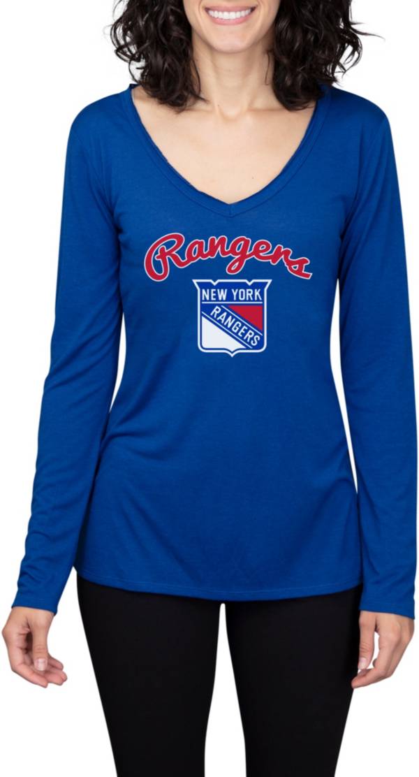 Concepts Sport Women's New York Rangers Marathon  Knit Long Sleeve T-Shirt product image