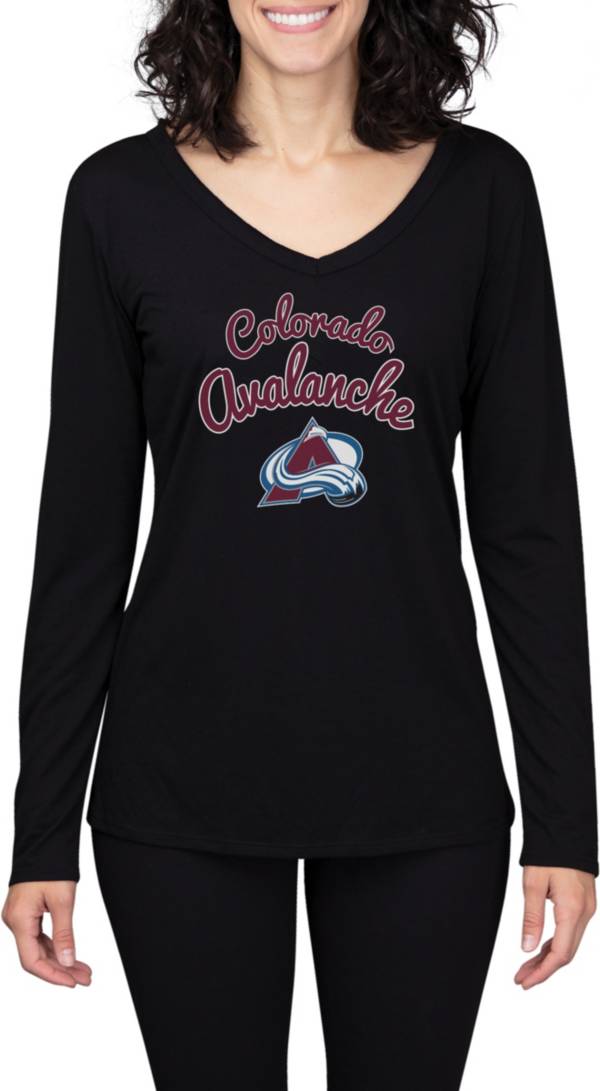 Concepts Sport Women's Colorado Avalanche Marathon Knit Long Sleeve T-Shirt