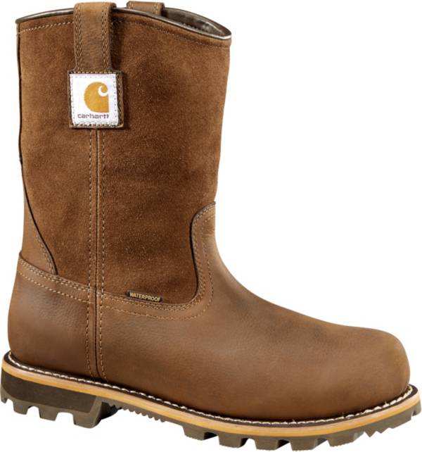 Carhartt Men's Traditional 10'' Pull On Waterproof Carbon Nano Toe Work Boots