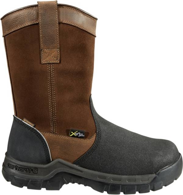 Carhartt Men's 11'' Wellington Waterproof MetGuard Composite Toe Work Boots