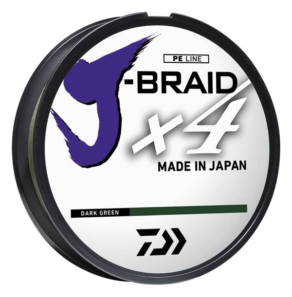 Daiwa J-braid X4 300 Yard Spool 6lb Test Fluorescent Yllw for sale online 