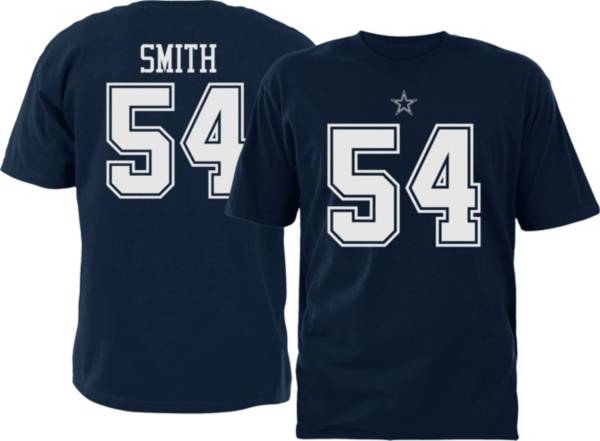 Dallas Cowboys Merchandising Men's Jaylon Smith #54 Navy T-Shirt