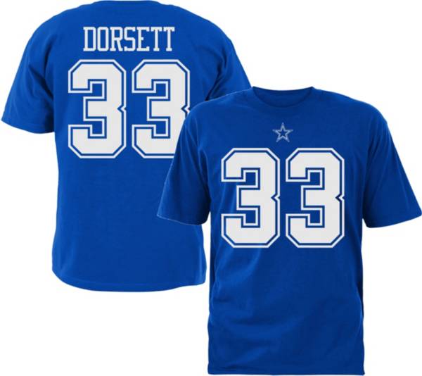 Dallas Cowboys Merchandising Men's Tony Dorsett #33 Royal T-Shirt