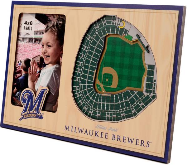 You the Fan Milwaukee Brewers 3D Picture Frame