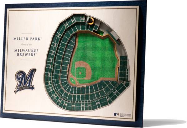 You the Fan Milwaukee Brewers 5-Layer StadiumViews 3D Wall Art product image