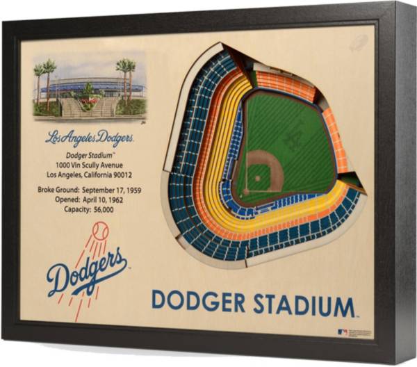 You the Fan Los Angeles Dodgers 25-Layer StadiumViews 3D Wall Art