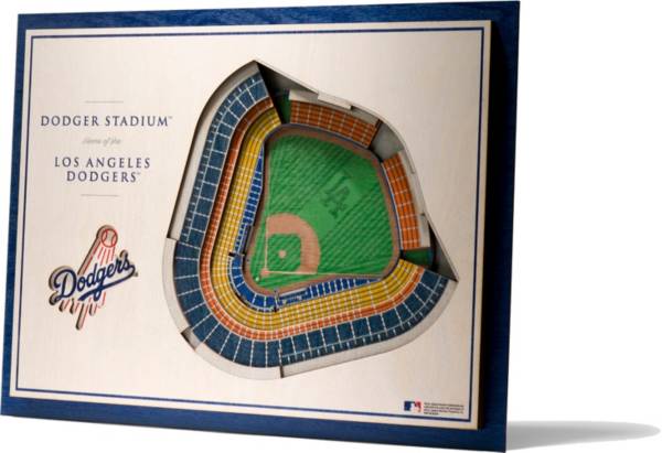 You the Fan Los Angeles Dodgers 5-Layer StadiumViews 3D Wall Art