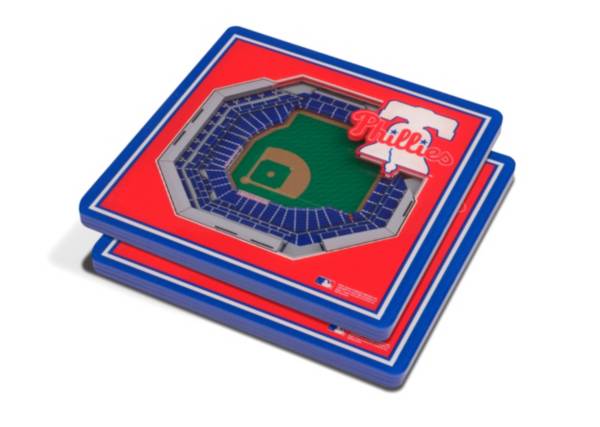 You the Fan Philadelphia Phillies 3D Stadium Views Coaster Set