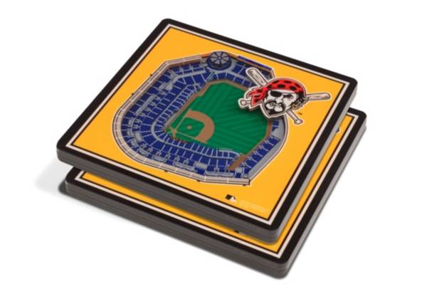 You the Fan Pittsburgh Pirates 3D Stadium Views Coaster Set