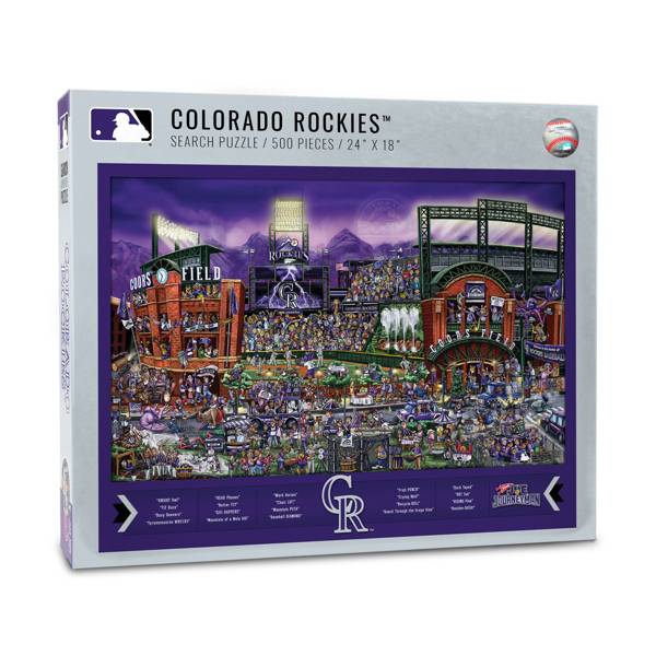 You the Fan Colorado Rockies Find Joe Journeyman Puzzle